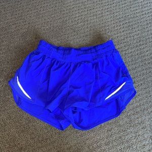 Lululemon athletic shorts, size 2, color purple/blueish